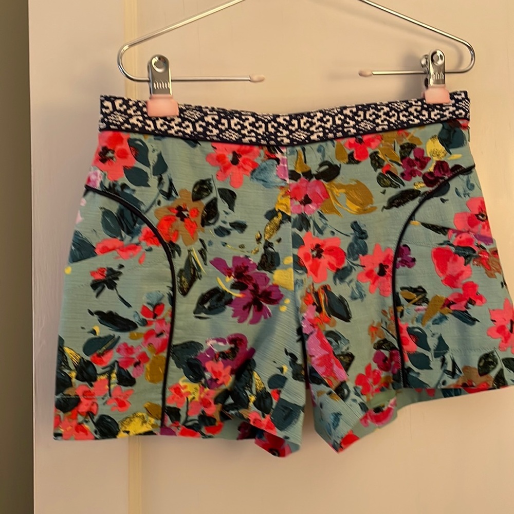 Anthropologie floral shorts